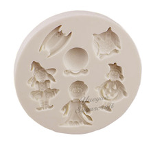 Yueyue Sugarcraft Halloween Silicone mold fondant mold cake decorating tools chocolate mold 2024 - buy cheap