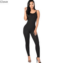 One Piece Jumpsuit Womens Romper Sexy Female Casual Backless Straps Slim Bodycon Long Jumpsuits Overalls Macacao Feminino 2024 - buy cheap