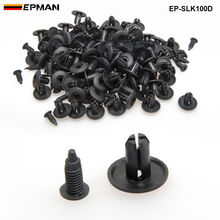 100pcs/LOT 8mm Car Universal Mixed Door Trunk Rack Bumper Expansion Screw Threaded Nail Plastic Interior Clip EP-SLK100D 2024 - buy cheap