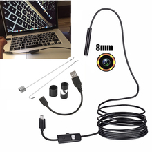 Android USB Endoscope Camera 8mm Lens 10m 720P Flexible Snake Pipe Inspection Android Phone Borescope Camera 2024 - buy cheap