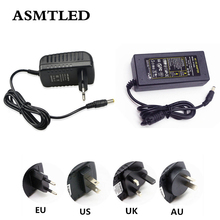 ASMTLED-cargador de enchufe para UE/EE. UU./AU/RU, adaptador de corriente CA 100-240V a cc 12V 1A 2A 3A 4A 5A 6A 7A 8A fuente de alimentación de tira LED 2024 - compra barato