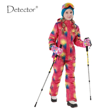 Conjunto de ropa de invierno para niños y niñas, chaquetas de esquí a prueba de viento y pantalones, juego de nieve cálido para esquiar, envío gratis 2024 - compra barato