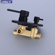 AODEYI-Válvula mezcladora de ducha redonda de latón macizo, 2 funciones, válvula de Control, Válvula mezcladora montado en la pared 2024 - compra barato
