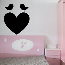 Love Birds On Heart Motto Quote Bedroom Room Decal Wall Art Sticker Picture 30x36cm 2024 - buy cheap
