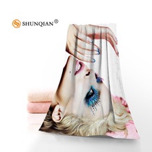 Custom Kylie Minogue Towel Printed Cotton Face/Bath Towels Microfiber Fabric 35X75cm,70X140cm Shower Towels 2024 - buy cheap