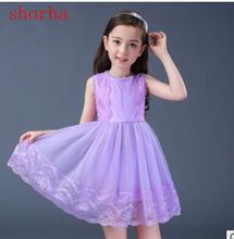 High Quality Girl Dresses Princess Children Clothing Summer new lace dress Costume Kid's Party Dress Baby Girls 2024 - buy cheap