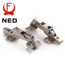 NED CA003 Full Size 165-175deg Cold rolled steel Fixed Hinge Rustless Iron Soft Close Cabinet Cupboard Furniture Door Hinges 2024 - buy cheap