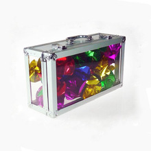 VISY-maletín de trucos de Magia para escenario, maletín de cristal vacío con diseño de flores, ilusión mágica, accesorios para trucos 2024 - compra barato