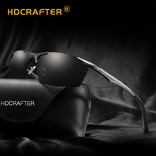 Спортивные мужские поляризованные солнцезащитные очки HDCRAFTER в стиле ретро, аксессуары для вождения, для улицы, для рыбалки, с защитой UV400 2024 - купить недорого
