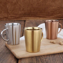 Stainless Steel Beer Mug Drinking Colorful Water Cup With Handle Drinkware Bar Cold Drink Cup Blackpot Yill-caup Scuttle 1pcs 2024 - buy cheap