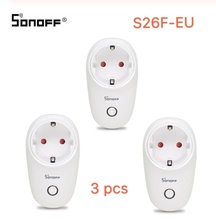 Sonoff S26 WiFi Basic Smart Socket EU-Type F S26F Wireless Plug Power Sockets Smart Home Switch Work With Alexa Google Assistant 2024 - buy cheap