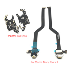 Док-разъем Micro USB зарядное устройство порт для зарядки гибкий кабель микрофонная плата для Xiaomi Black Shark 2 2024 - купить недорого