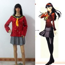Persona 4 Amagi Yukiko School Uniform Cosplay Costume Custom made Carnival Halloween Anime cosplay costume 2024 - buy cheap