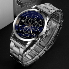 Reloj de pulsera de cuarzo de acero inoxidable para hombre, cronógrafo masculino de lujo, informal, nuevo, a la moda 2024 - compra barato