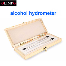 Alcoholometer Alcohol Meter Meter Measuring Alcohol Instrument Concentration Meter Whisky Vodka with Wooden box 2024 - buy cheap