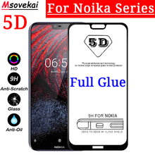 Tempered Glass For Nokia 9 PureView 7.1 6.1 8.1 X7 X6 X5 3.1 5.1 For Nokia 7 Plus 8 3 6 5 2018 5D 9D Full Glue Screen Protector 2024 - buy cheap