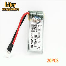 Piezas de Repuesto H31 H107 X4 KY101, 3,7 V, 500 mah, 602035 batería Lipo Original de H31-011, 500 mah, para H31 XH, enchufe 25C, 20 unids/lote 2024 - compra barato