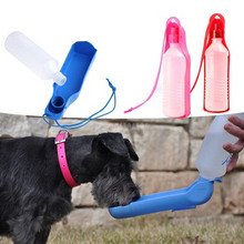 500ml perro viajes botella de agua deportiva bebedero para alimentación al aire libre de mascotas portátil beber 26*6,5*6cm Dropshipping. Exclusivo. De julio de #5 2024 - compra barato