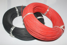 Cable de silicona suave de alta temperatura, 200 metros/rollo 18/20WG, cobre estañado, silicona soporta el calor, alambre de Gel de sílice 2024 - compra barato