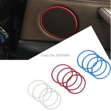 Aluminium alloy Car loudspeaker decoration ring  Fit for 2014 2015 BMW X5 X6 Sound Audio ring cover car stying 2024 - buy cheap