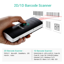 EYOYO EY-002S Wireless 2D Scanner 1D 2D PDF417 QR Code Pocket Wireless Barcode Scanner For Android IOS Mac Windows 2024 - buy cheap