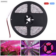 DONWEI-Tira de luces LED para cultivo de plantas, 1M, 3M, 5M, 5050 SMD, resistente al agua, 4 colores rojo: 1, azul, Flexible 2024 - compra barato