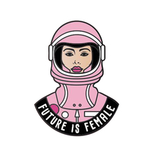 Future is female feminist pin girl power brooch ladies empowerment badge women gift 2024 - buy cheap