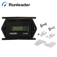 Runleader HM008A Waterproof LCD Display DC4.5-60V Hour Meter For Marine ATV Motorcycle Snowmobile jet ski-RL-HM008A 2024 - buy cheap