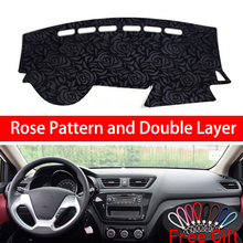 Rose Pattern For Kia K2 Rio 3 2012 2013 2014 2015 2016 2017 Car Stickers Car Decoration Car Accessories Interior Car Decals 2024 - buy cheap