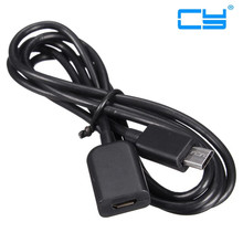 Удлинительный кабель Micro USB 5Pin Male-Female M/F OTG, удлинитель для синхронизации данных, для клавиатуры, мыши, USB Flash, 1 м, 100 см 2024 - купить недорого
