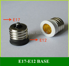 E17 TO E12 Conversion Lamp Holder Conerter  E12 LED Bulb Socket Adapter 50PCS 2024 - buy cheap