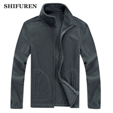 Shifuren jaqueta de lã longa masculina, casaco de lã polar quente de inverno roupas casuais sólidas plus size 2024 - compre barato
