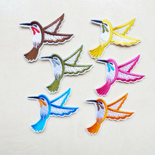 1 Pcs Bird animal Iron On Patches Embroidered Appliqued Sewing Badges for clothing Jeans Garment Apparel Dress Coat Accessories 2024 - buy cheap