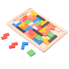 Woonden красочные Tangram головоломка тетрис игрушки игра дошкольного интеллекта детей раннего образования головоломки игрушки 2024 - купить недорого