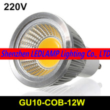 Foco LED regulable, lámpara COB GU10 de 12W, 85-265V, GU10 2024 - compra barato