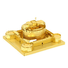 Microworld 3D DIY металлическая головоломка Sant' Angelo строительные модели обучающая головоломка лазерная резка подарки игрушки для детей 2024 - купить недорого