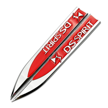 Наклейка на крыло автомобиля с логотипом DS SPIRIT эмблема значок автостайлинг для Citroen C4 C4L C5 Elysee DS6 C4 Cactus Aircross Picasso 2024 - купить недорого