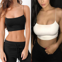 New Stylish Sexy Women's Sleeveless Solid Strap Vest Modal Tank Tops Cami Crop Nightclub Casual Undershirt Ladies Vests 2024 - buy cheap
