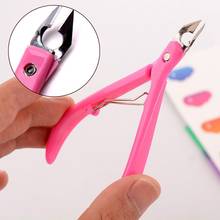 1Pcs Color Random Women Nail Art Nipper Stainless Steel Cuticle Clipper Manicure Plier Cutter Tool Dead Skin Remover Nail Tool 2024 - buy cheap