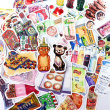 33pcs  cute  DIY food stickers creative stickers Car Case Waterproof Laptop Bicycle kids toys Backpack waterproof Sticker 2024 - buy cheap