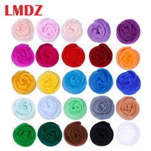 LMDZ-Hilo de lana de fibra giratoria, 25 colores, 10g/Color, Total 250g 2024 - compra barato