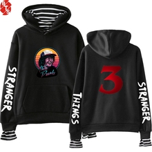 Coisas estranhas 3 Falso Duas Peças Hoodies Mulheres Manga Comprida Moda Impresso Hoodies Camisolas Com Capuz 2018 Venda Quente Ocasional 2024 - compre barato