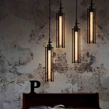 LukLoy Pendant Lights Lamp Shade Vintage Industrial Retro Iron Flute Pendant Lamp Light Dining Room Kitchen Island Decoration 2024 - buy cheap