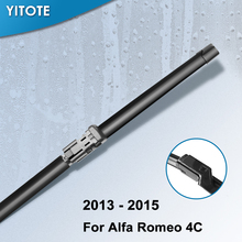 YITOTE Windscreen Wiper Blades for Alfa Romeo 4C Fit Push Button Arm 2013 2014 2015 2024 - buy cheap