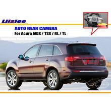 Câmera de visão traseira do carro para acura mdx tsx rl tl backup estacionamento hd ccd rca ntst pal cam 2024 - compre barato