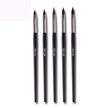 5Pcs/set Nail Art Crystal UV Gel Acrylic Brush Liquid Powder Carving Painting Flower Nail Pen Pattern Drawing Pen Manicure Tools 2024 - купить недорого
