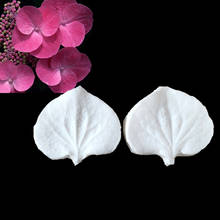 Hydrangea Petals And leaves Shapes Silicone Sugarcraft Moulds, Fondant Cake Decorating Tools, Silicone Soap Moulds 2024 - buy cheap