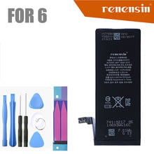 1810mAh Rechargeable battery 6G batteries for iphone 6 6G replacement batteria 0 Cycles batteries with repair tool sticker 2024 - buy cheap