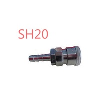 Free Shipping 3Pcs SH20 Stem Quick coupling with a 8mm hose barb Quick Coupler Quick Coupling Pneumatic Parts Fitting 2024 - buy cheap