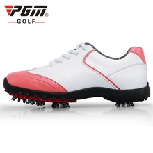 Pgm/Женская обувь для гольфа; водонепроницаемые противоскользящие кроссовки; дышащая Спортивная обувь для улицы; Легкая спортивная обувь для гольфа; A988 2024 - купить недорого